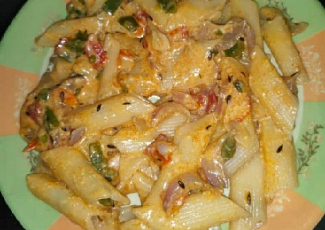 Cream cheese pasta