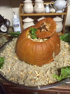 صورة لوصفة كبسة القرع باللحم 🎃🎃