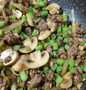 Cara Simple Membuat Resep  Tumis buncis jamur dengan daging cincang yang Lezat Sekali, Enak Banget