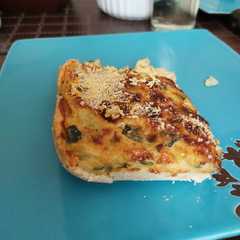 Una foto de Quiche de zapallo italiano