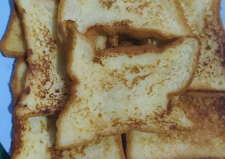 Cara Memasak Cepat Roti goreng telur (versi irit hasil banyak) Praktis Enak