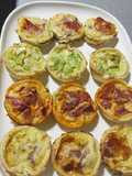 Mini quiches saladas