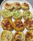 Mini quiches saladas