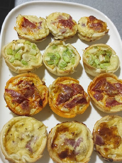 Una foto de Mini quiches saladas