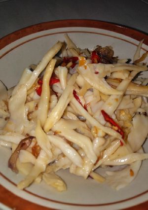 Foto resep Tumis jamur putih