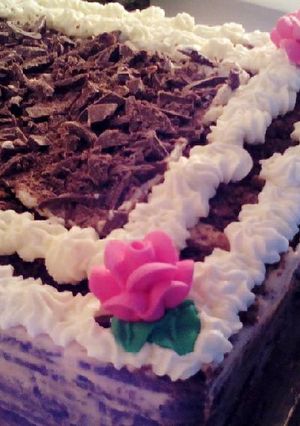 Una foto de Chocotorta
