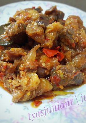 Foto resep 16. Oseng Sengkel Sapi Mercon