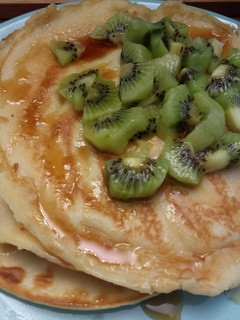 Una foto de Tortitas fáciles sin levadura