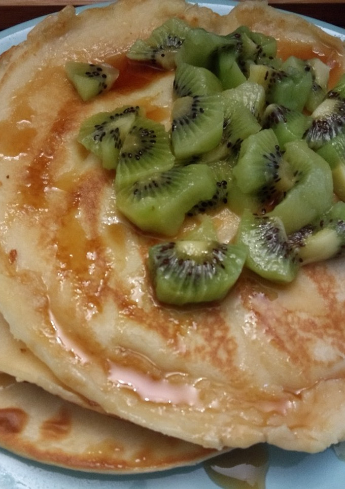 Una foto de Tortitas fáciles sin levadura