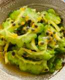 蜂蜜百香涼拌苦瓜/素