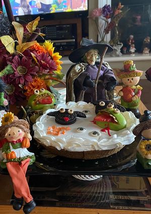 Hình của món Pumpkin Pudding Tart(bánh tart bí đỏ).