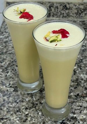 A picture of Kesaria Thandai.