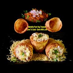 A picture of Masala Bhaji Cone.