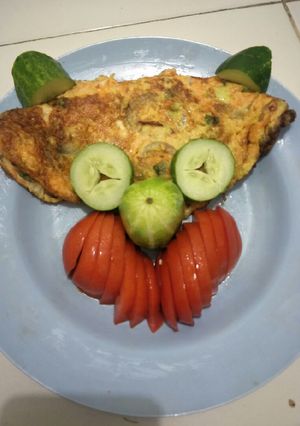 Foto resep Telur Dadar Wortel