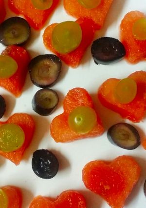 A picture of Watermelon fruit Salad.