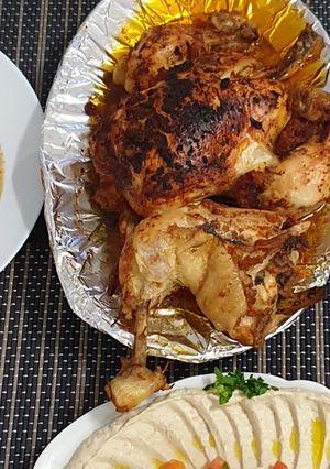 صورة لوصفة دجاج بطنجره الضغط