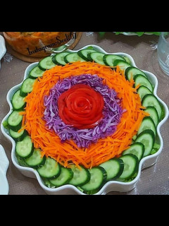 A picture of Vegetable salad.