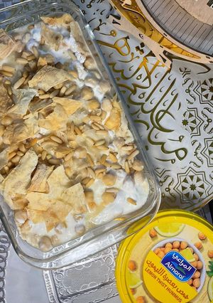 صورة لوصفة فتة حمص سورية من يد بنتي