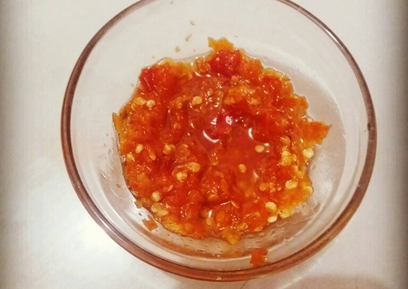 Sambal geprek simple