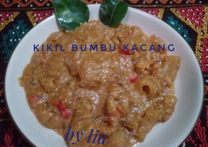 Bagaimana mengolah Kikil Bumbu Kacang yang Enak Banget