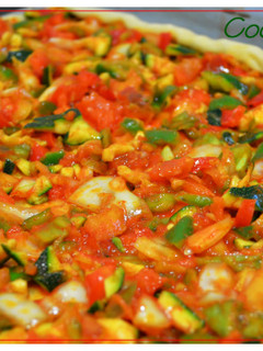 Una foto de Coca de verduras. (Thermomix)