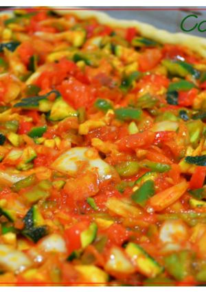 Foto principal de Coca de verduras. (Thermomix)