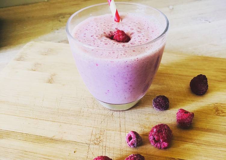 Comment Préparer Des Smoothie banane Framboise