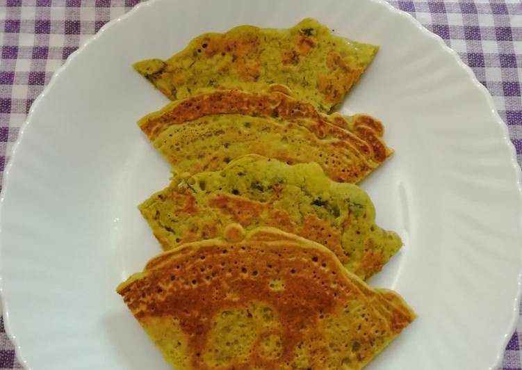 Simple Way to Make Award-winning Matar besan chilla