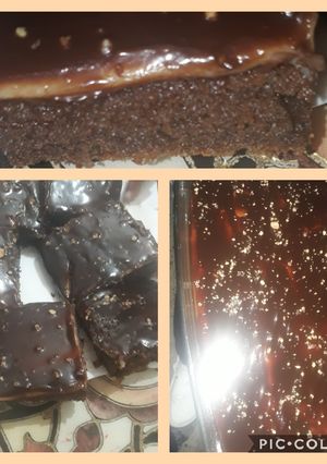 صورة لوصفة كيكة الدانت والكراميل لمحبي الشوكولاته 🍫🍫