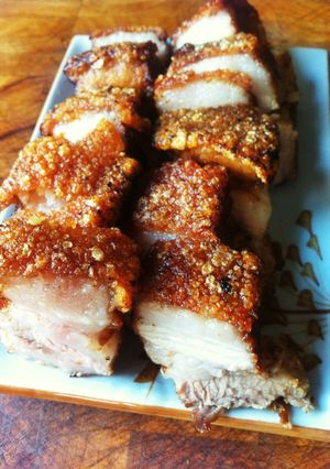 รูปของ หมูกรอบ Homemade ฉบับขี้เกียจ