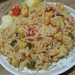 Loke chana rice. #cookpadApp A picture of Loke chana rice. #cookpadApp.
