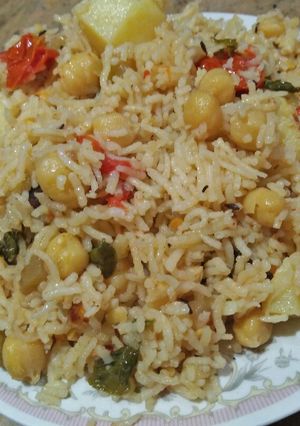 A picture of Loke chana rice. #cookpadApp.