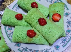 Foto resep Dadar Gulung isi pisang meses🍃🍌