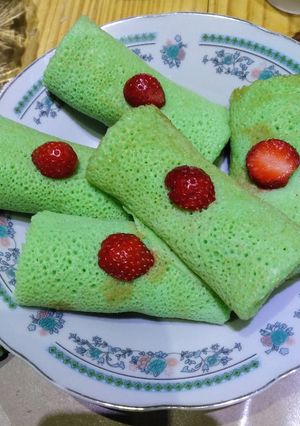 Foto resep Dadar Gulung isi pisang meses🍃🍌