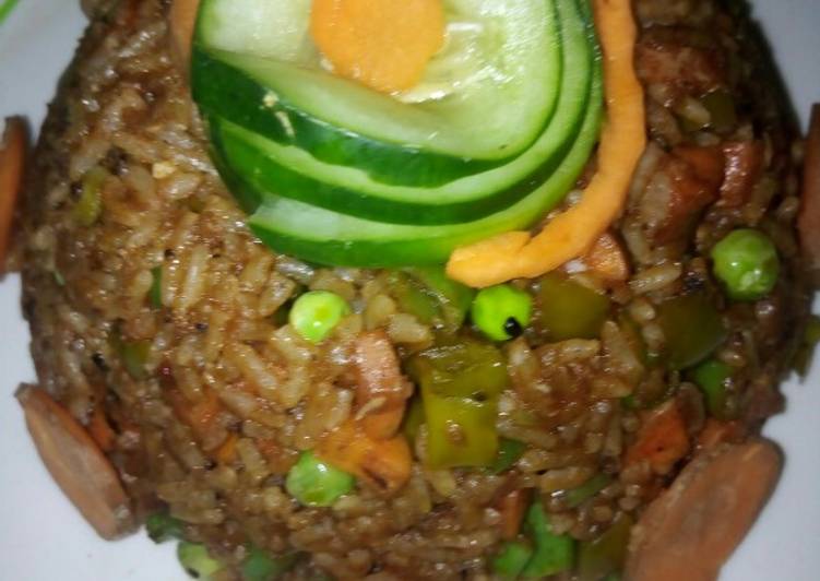 Easiest Way to Make Appetizing Smoked brown fried rice