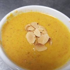 A picture of Roasted Red Pepper Soup.