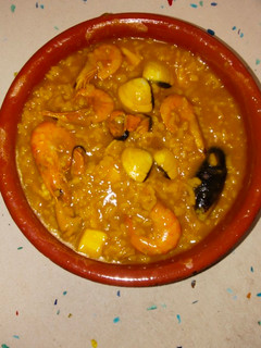 Una foto de Arroz con marisco
