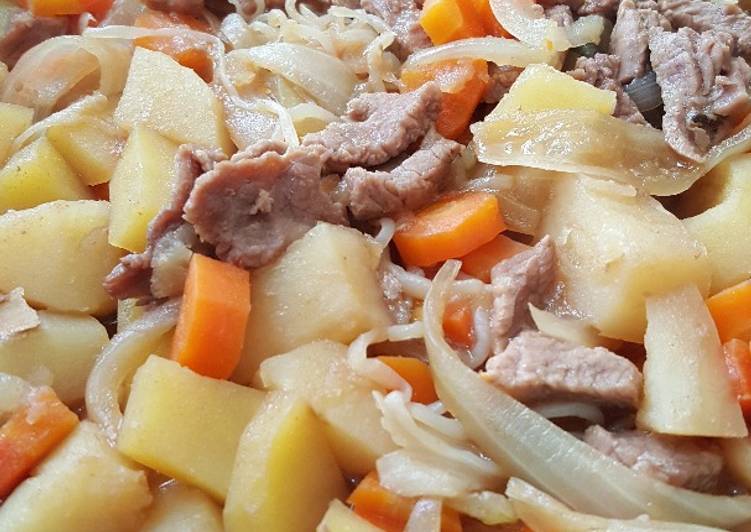Recipe of Super Quick Homemade Meat and vegetable stew