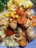 Stir fry Chicken with couscous