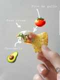 Guacamole, pico dip with chips