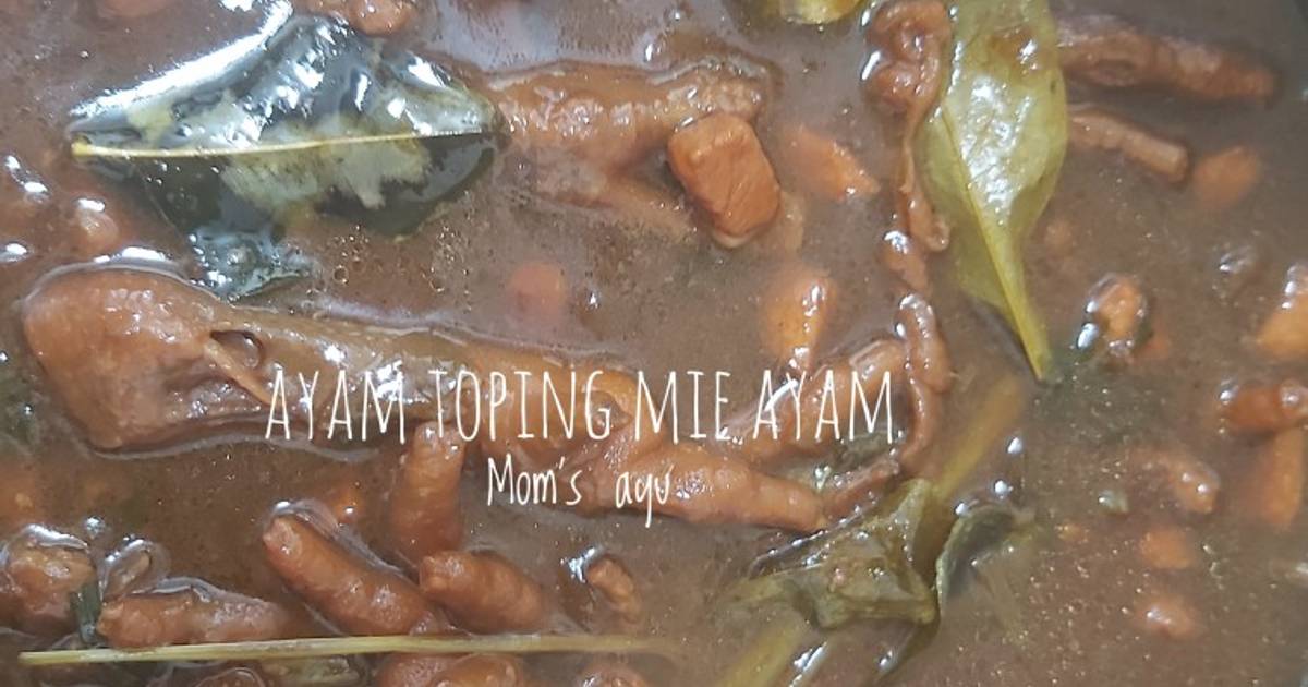 Resep 99.Ayam Toping Mie Ayam oleh Ayu Agustin - Cookpad