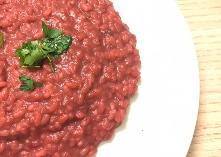 Risotto alla barbabietola