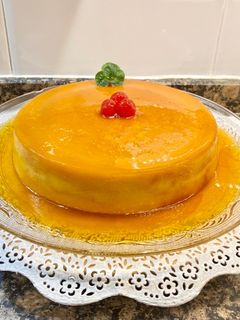 Una foto de Pudín de harina muy cremoso, sin gluten