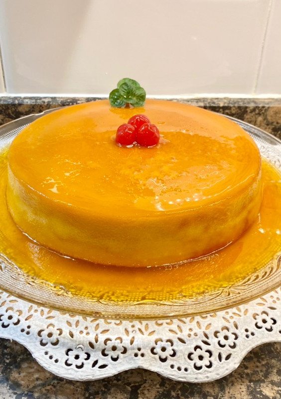 Una foto de Pudín de harina muy cremoso, sin gluten