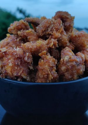 A picture of Chicken popcorn.