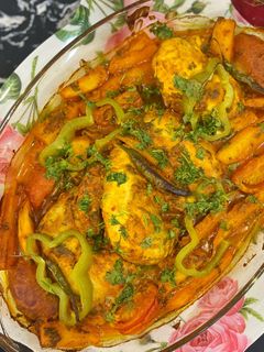 صورة لوصفة دجاج بالفرن