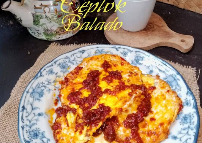 Resep Telur Ceplok Balado Oleh Dewi Saraswati Cookpad