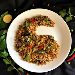 A picture of Foxtail Millet Idli Upma.