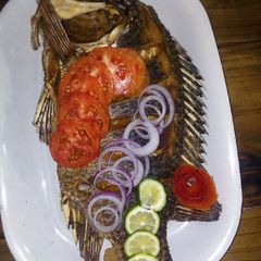 A picture of Fried fish.