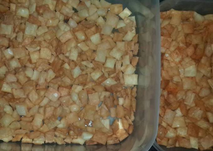 Resep Cemilan mudah pangsit goreng yang Lezat